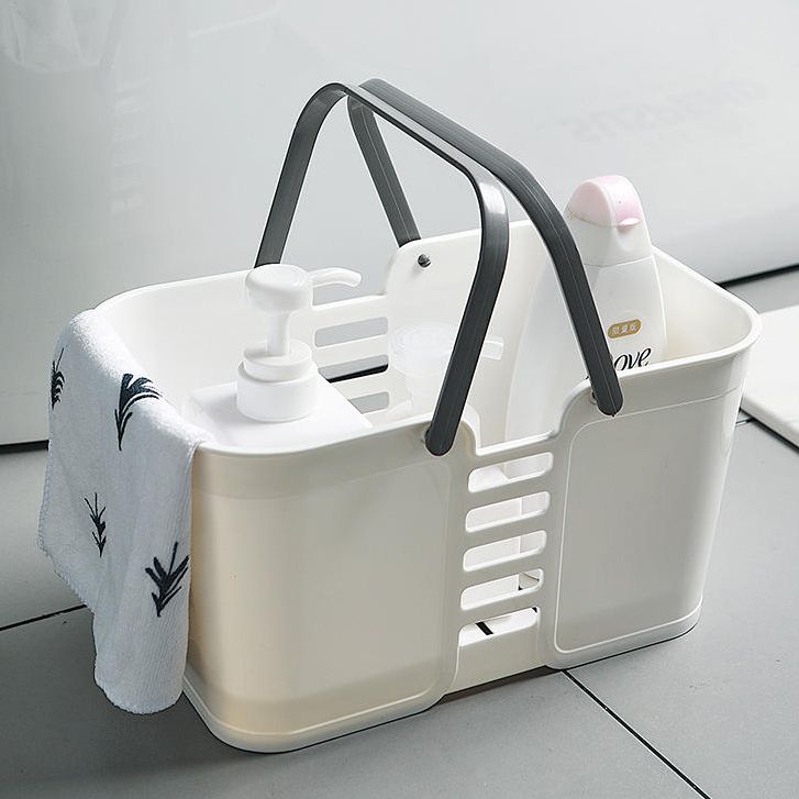 塑料手提洗澡篮收纳篮卫生间浴室浴筐杂物收纳筐篮子洗漱篮洗浴篮