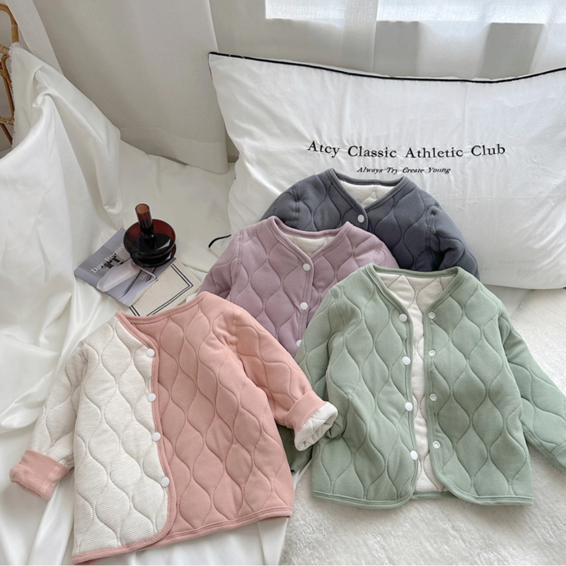 冬季棉袄校服神器秋冬儿童保暖上衣学生三层夹内穿外套内搭