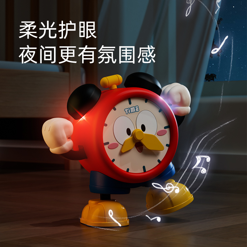 电动跳舞闹钟玩具婴幼儿练习抬头翻身爬早教益智3男女孩儿童礼物0