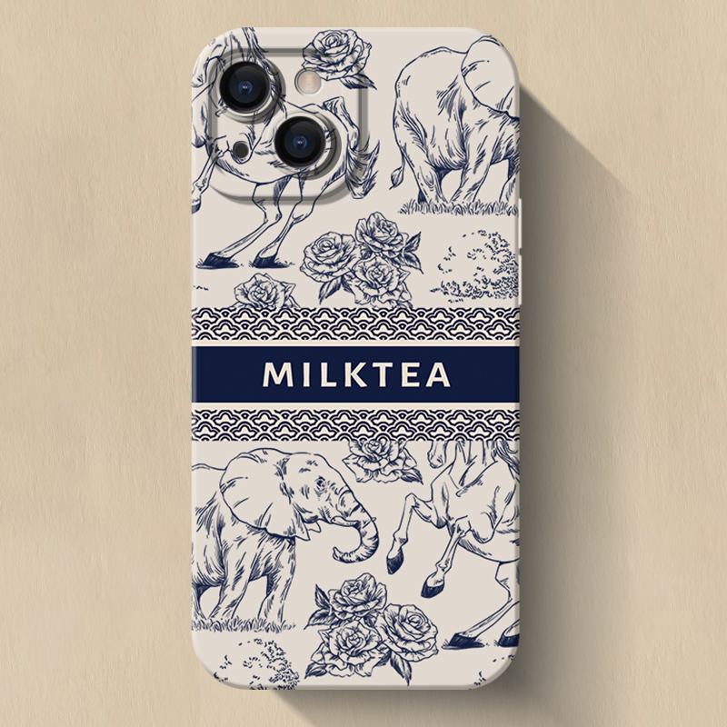 霸王茶姬适用苹果15promax手机壳新iphone14pro/13硅胶12全包防摔