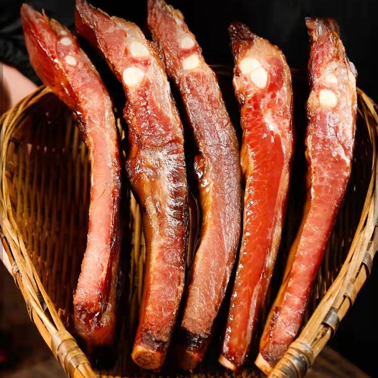 【腊排骨】湖北恩施柴火烟熏猪肉排骨炖汤烟熏排骨