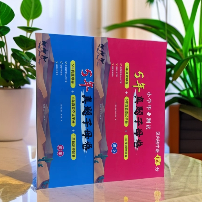 （新疆专版）新疆内初班小升初5年真题子母卷语文数学人教版冲刺150