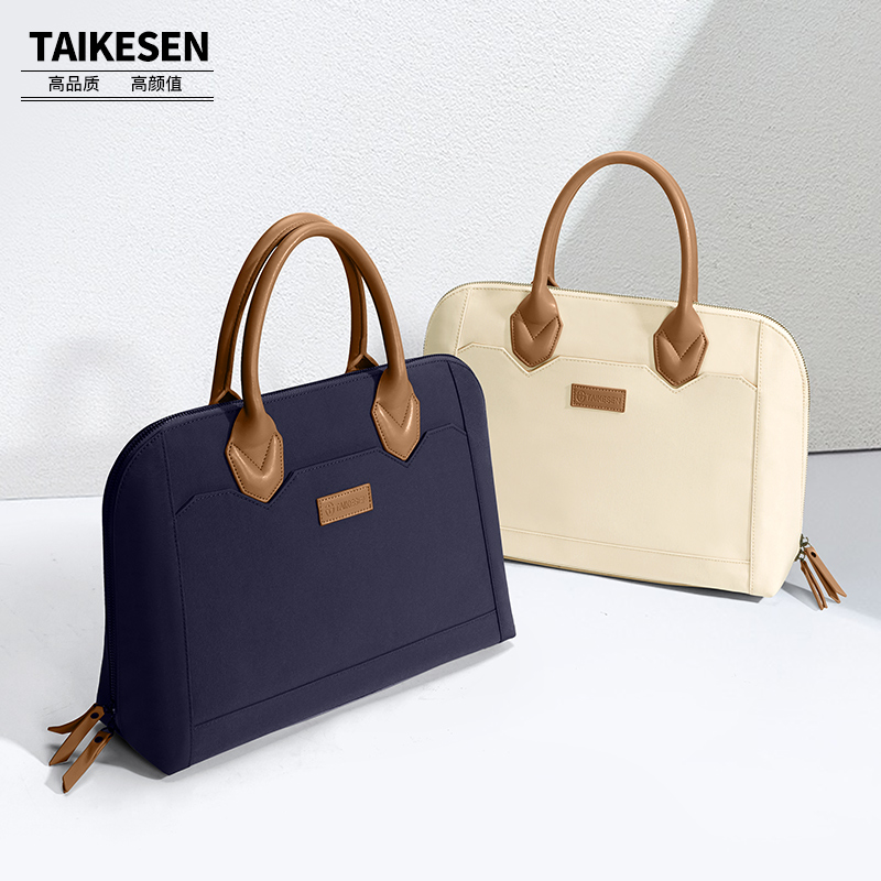 电脑包手提适用华为16英寸苹果macbook14联想笔记本高级感女士款