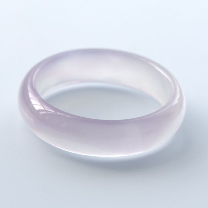 香芋紫玉镯子芋泥啵啵紫中宽扁条玛瑙玉髓冰紫色紫薯奶盖玉髓手镯