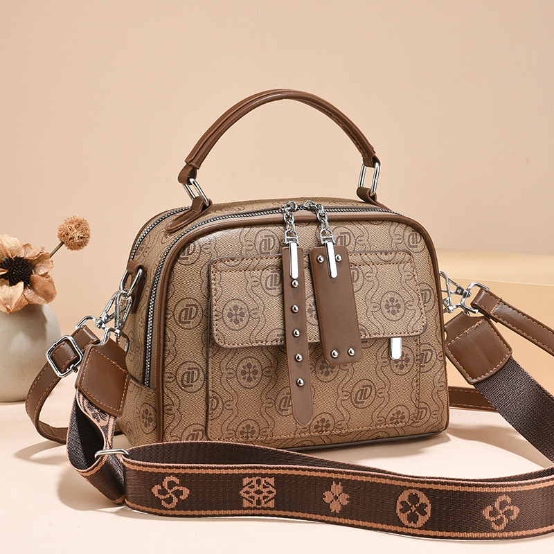 黛芬妮/欧货双肩带高级感手提单肩斜挎枕头包女士百搭包背包1