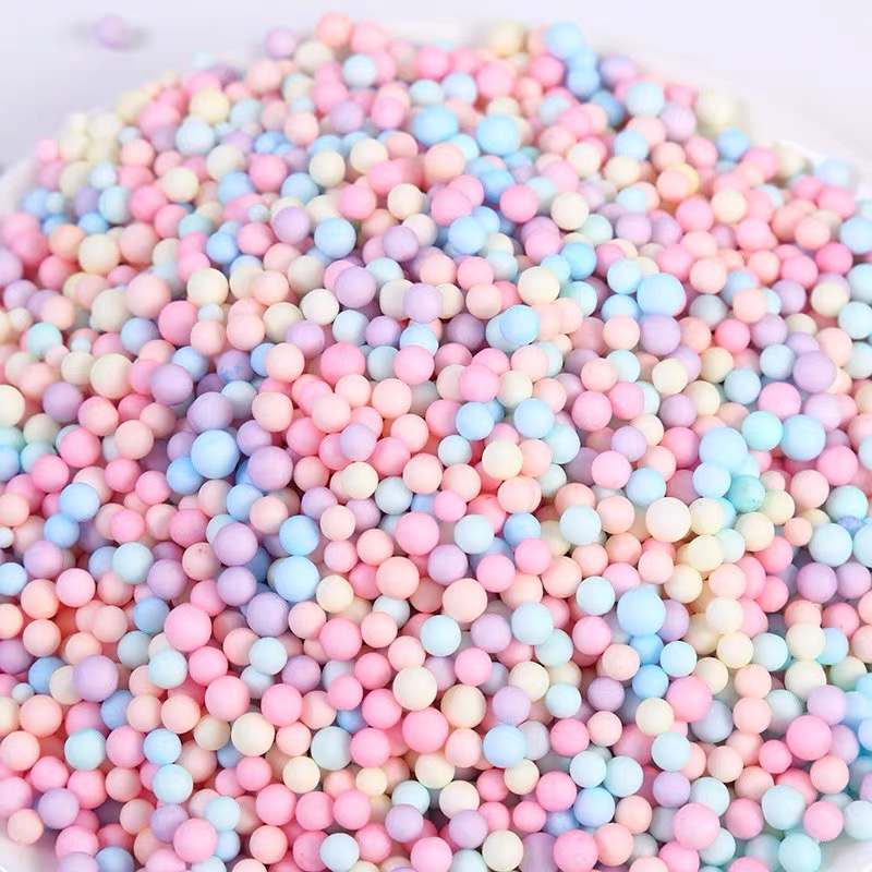 街卖波波球填充泡沫颗粒 街卖流星球 礼盒填充物  颗粒2-3mm