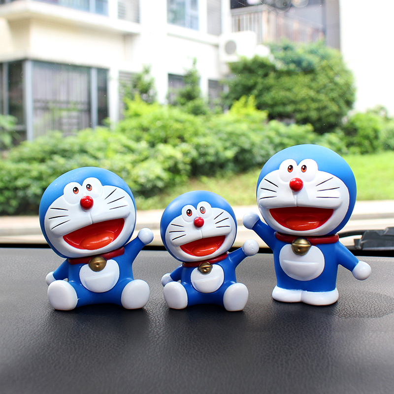卡通叮当猫汽车摆件网红哆啦A梦车上公仔创意中控台车载玩偶装饰