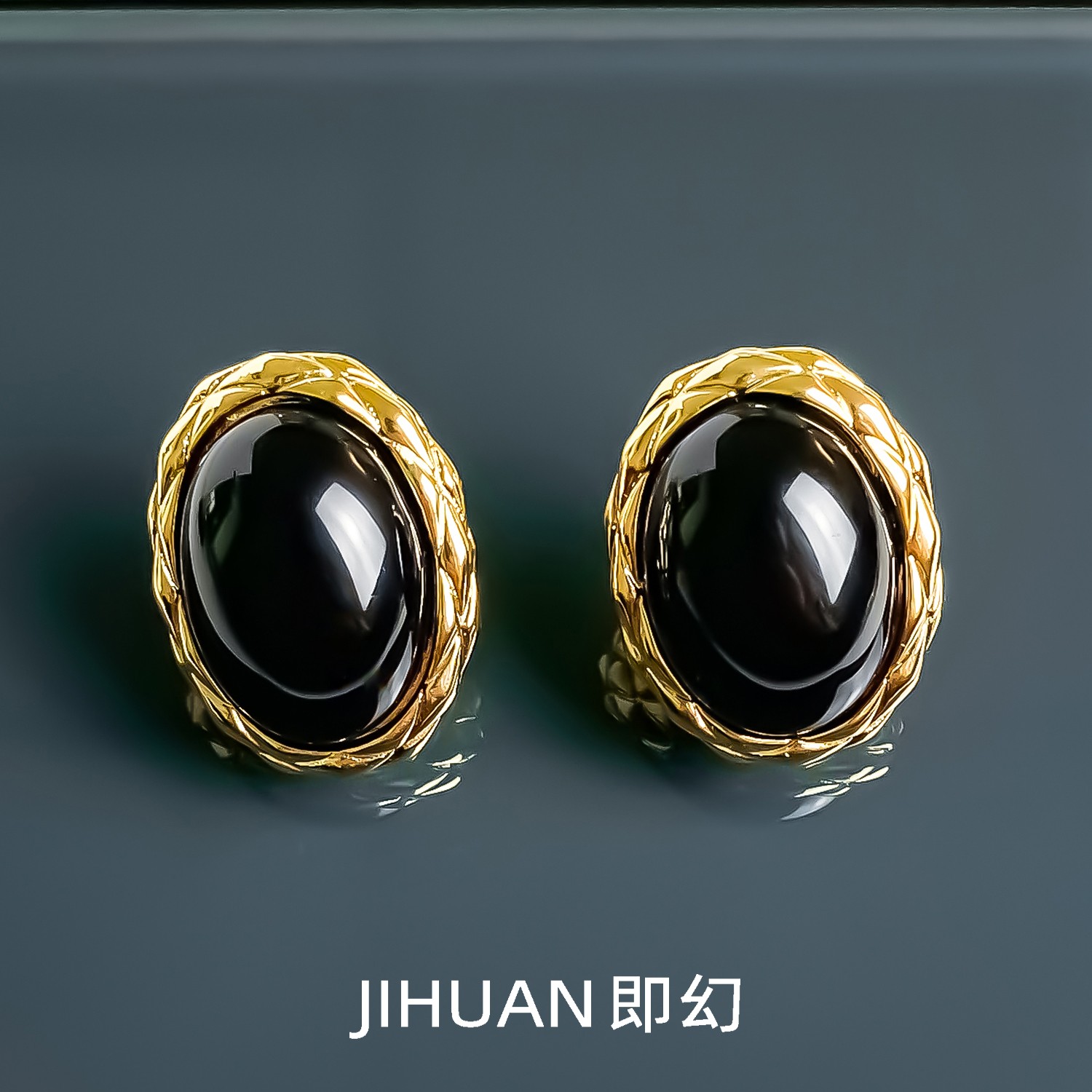 铜合金耳饰 ♦锦衣夜行 法式中古耳钉小众气质百搭时尚耳环 V-7361