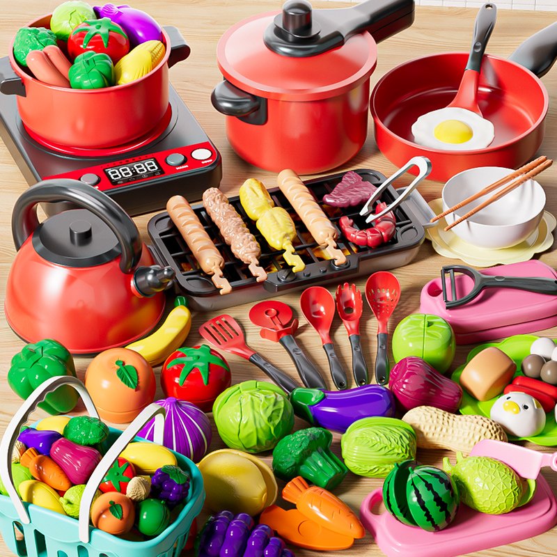 儿童过家家小厨房玩具套装女孩宝宝益智女童男孩做饭仿真厨具礼物