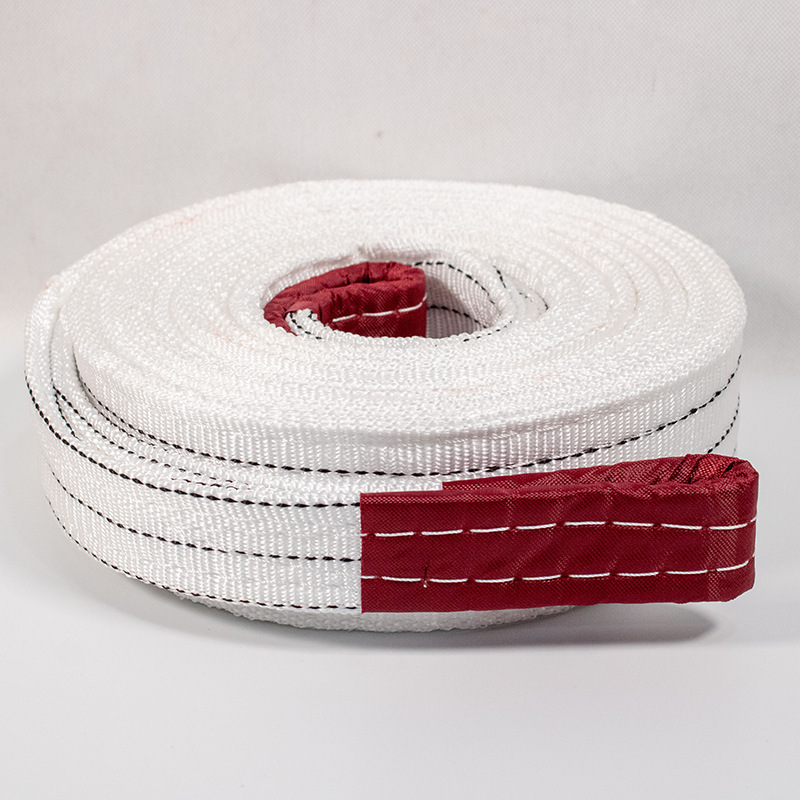 工业加固起重吊带白色吊装带工业吊带拖车绳q
