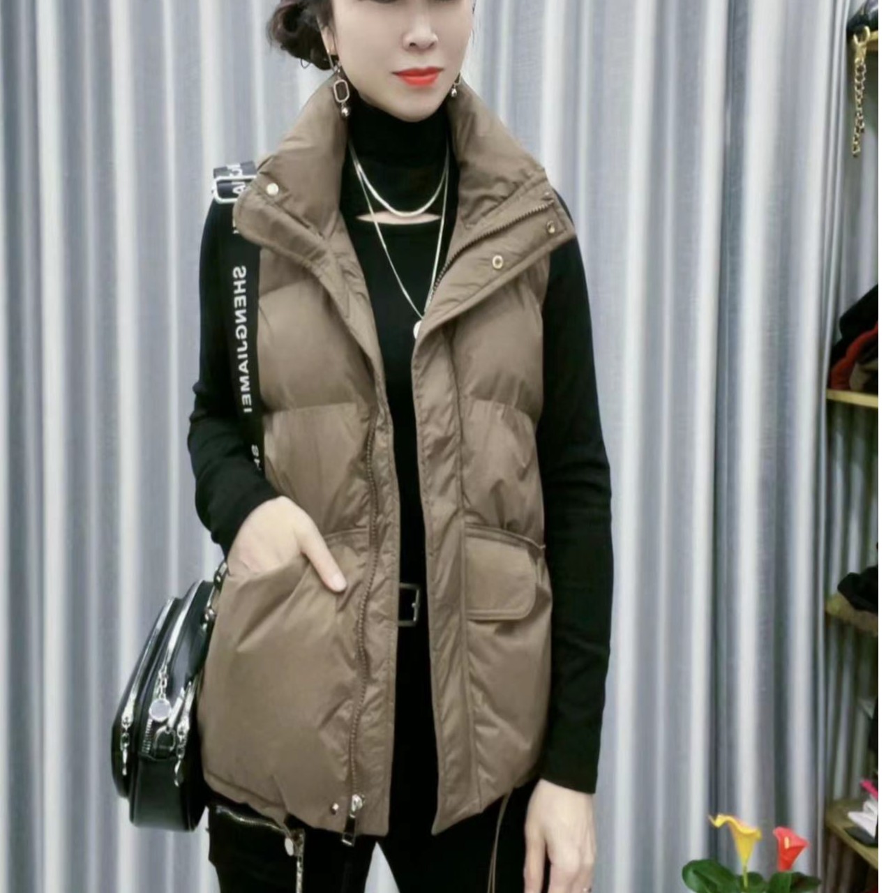 【懂你吴姐】9802靓丽伊人休闲棉马甲