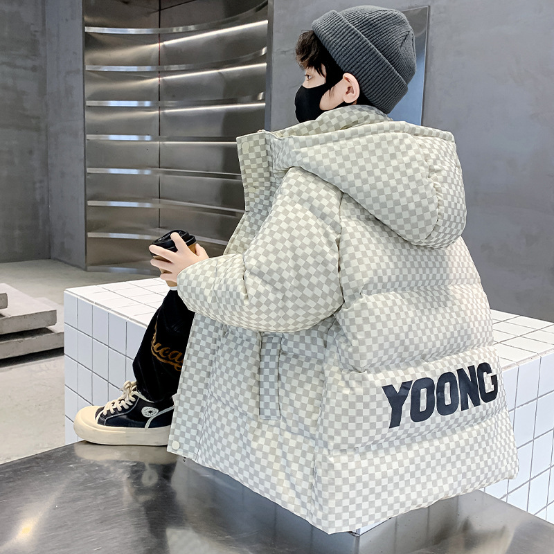 巴拉巴拉男孩女孩2025新款儿童装男童冬装羽绒服加厚中大童冬外套