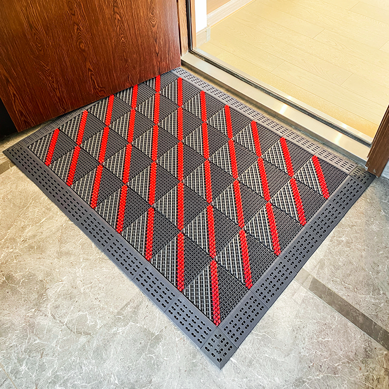 门口地垫防水防滑地垫室外户外门口塑料防滑垫入户地垫入户门垫
