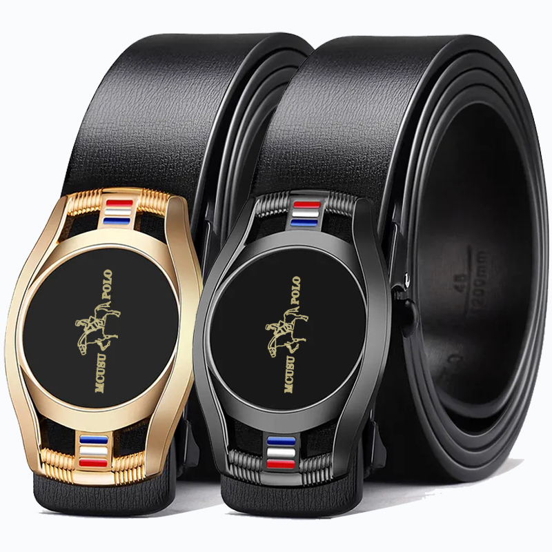 【断裂换新】保罗男士皮带休闲腰带内穿自动扣商务百搭男款裤腰带