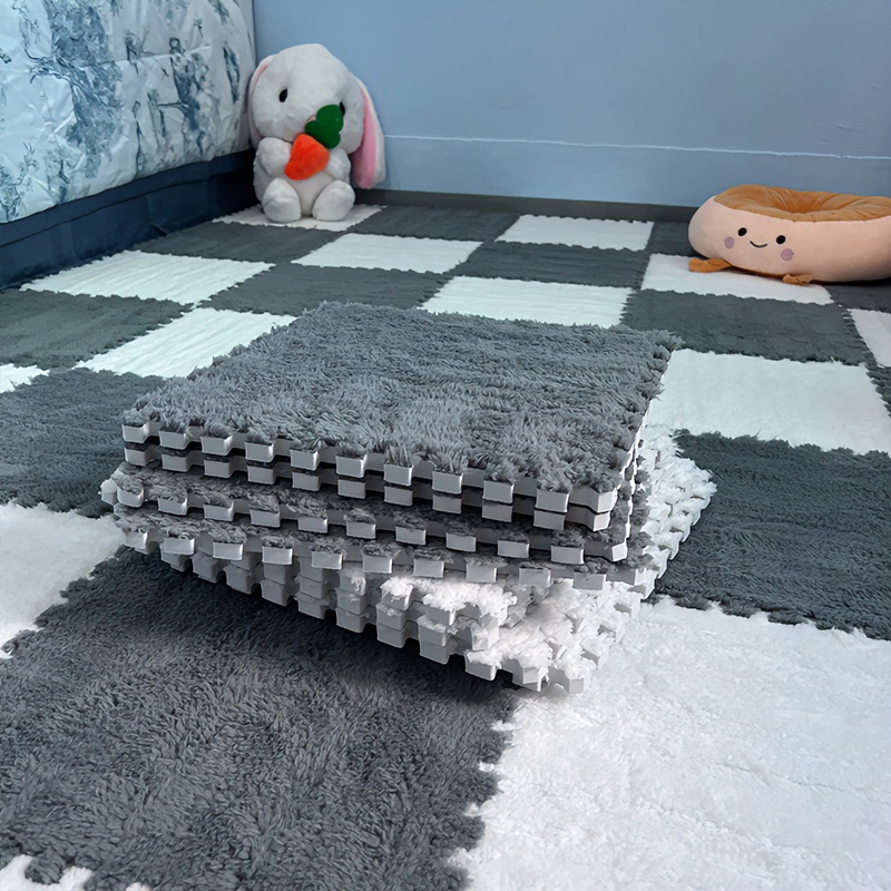 毛绒地毯客厅阳台垫子可裁剪床边地毯耐脏飘窗垫地垫地毯床边毯
