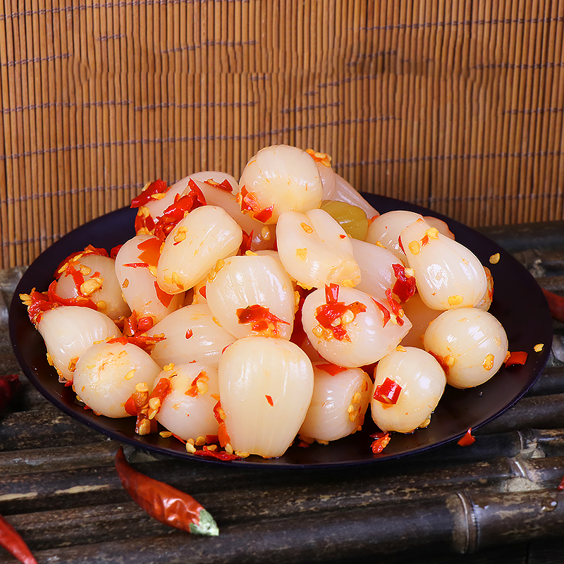 藠头老坛腌制农家风味下饭菜开胃爽口酸辣剁椒藠头250克