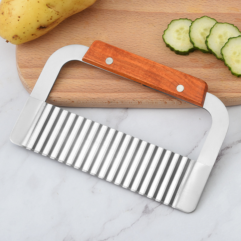 波浪刀不锈钢狼牙土豆刀切条器波浪形切薯条波纹刀土豆切花刀切刀