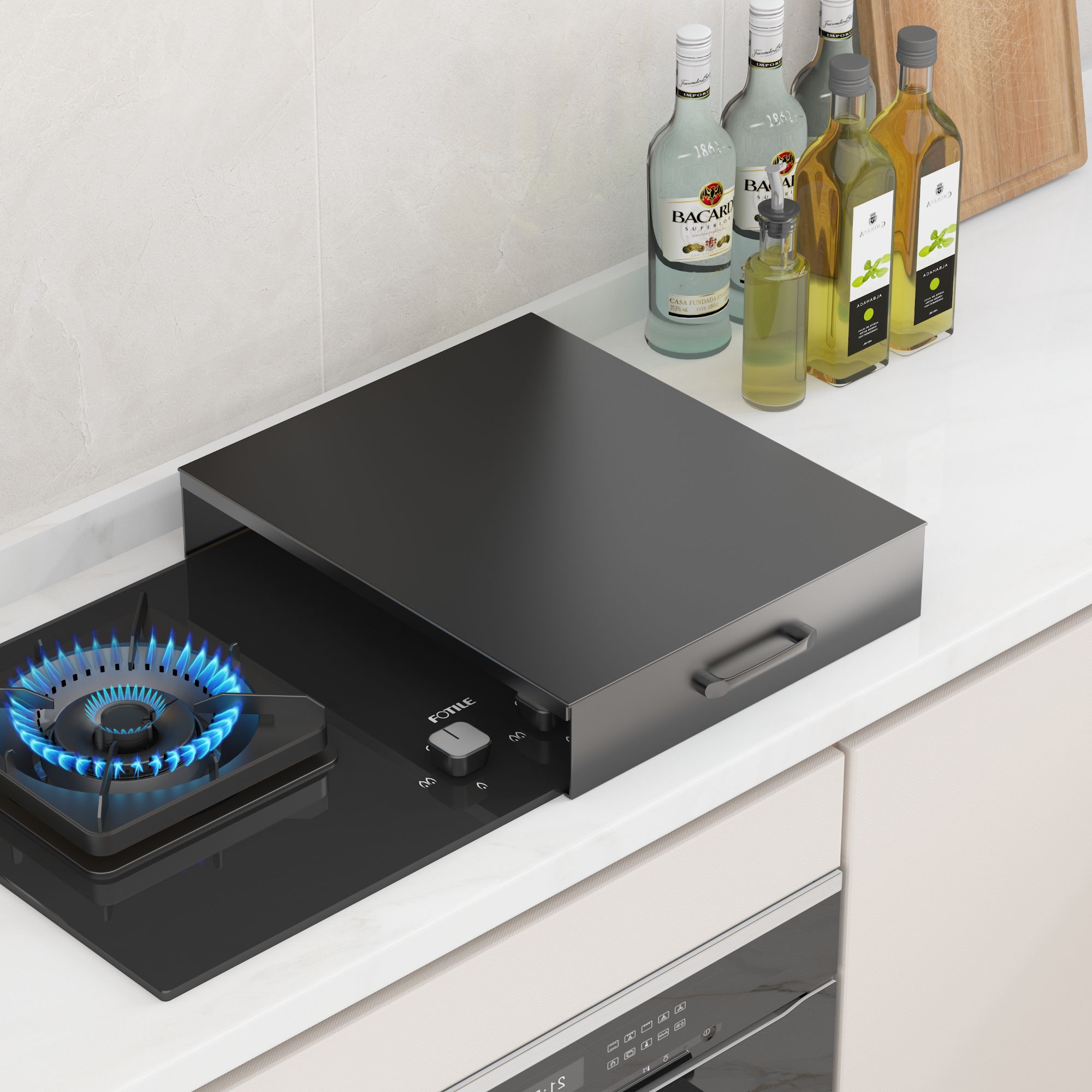 燃气灶煤气灶盖板罩家用电磁炉支架灶台托架放锅收纳厨房置物架