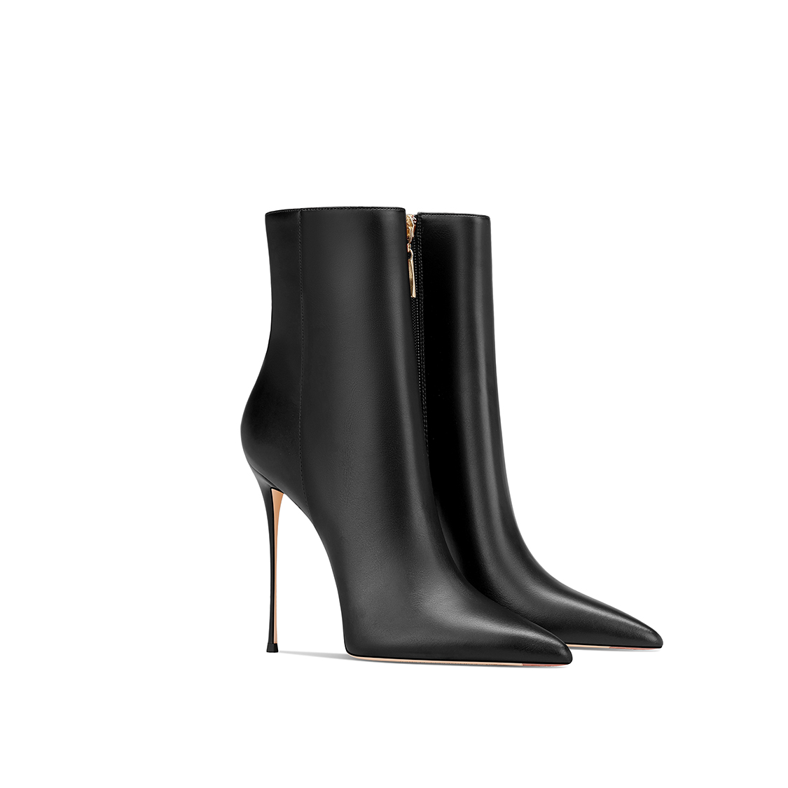 气质爆款黑色时装靴高级感小众2025秋冬潮流新款尖头细跟高跟鞋女