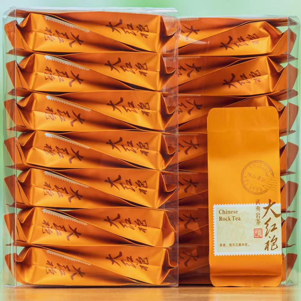 大红袍茶叶新茶正宗武夷岩茶浓香型独立小包装岩韵