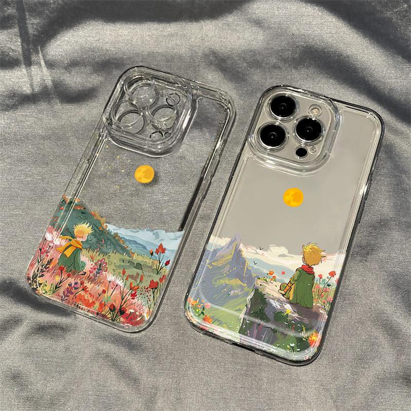 王子油画适用iphone16苹果15手机壳小米OPPO华为VIVO荣耀一加魅族