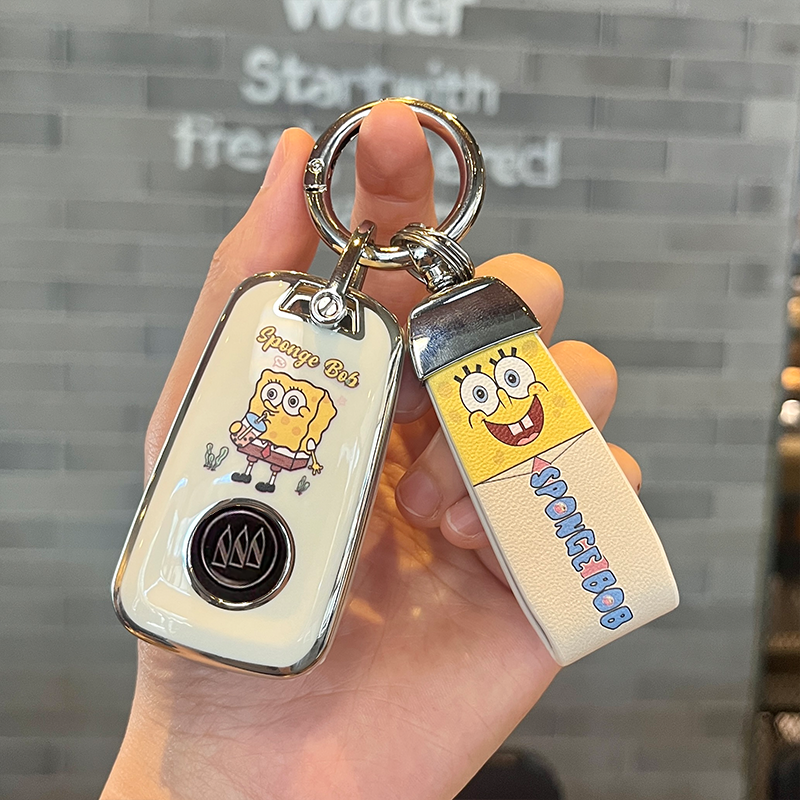 适用别克英朗汽车钥匙套改款精英型扣男女车内装饰保护壳扣包可爱