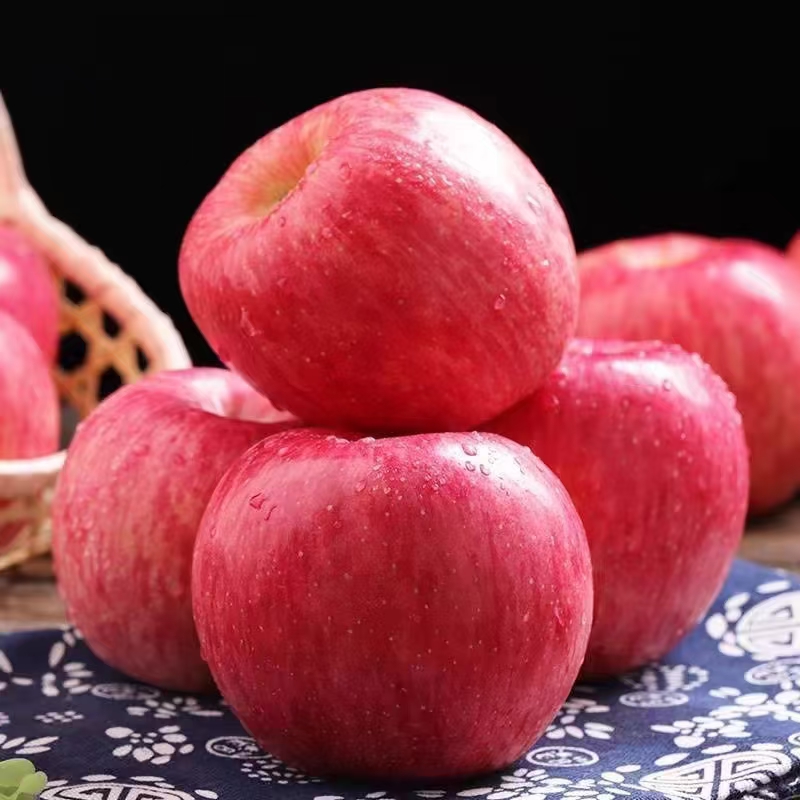 【6枚尝鲜】陕西洛川红富士苹果70果包邮当季水果脆甜可口皮薄肉厚