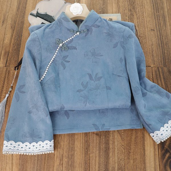 俏娘鱼新中式2025年新款复古网红洋气炸街女装改良苏州古法洋气