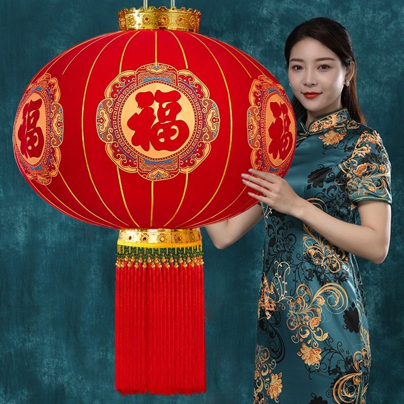 2026新款大红灯笼挂饰过年新年阳台大门口一对户外春节装饰吊宫灯