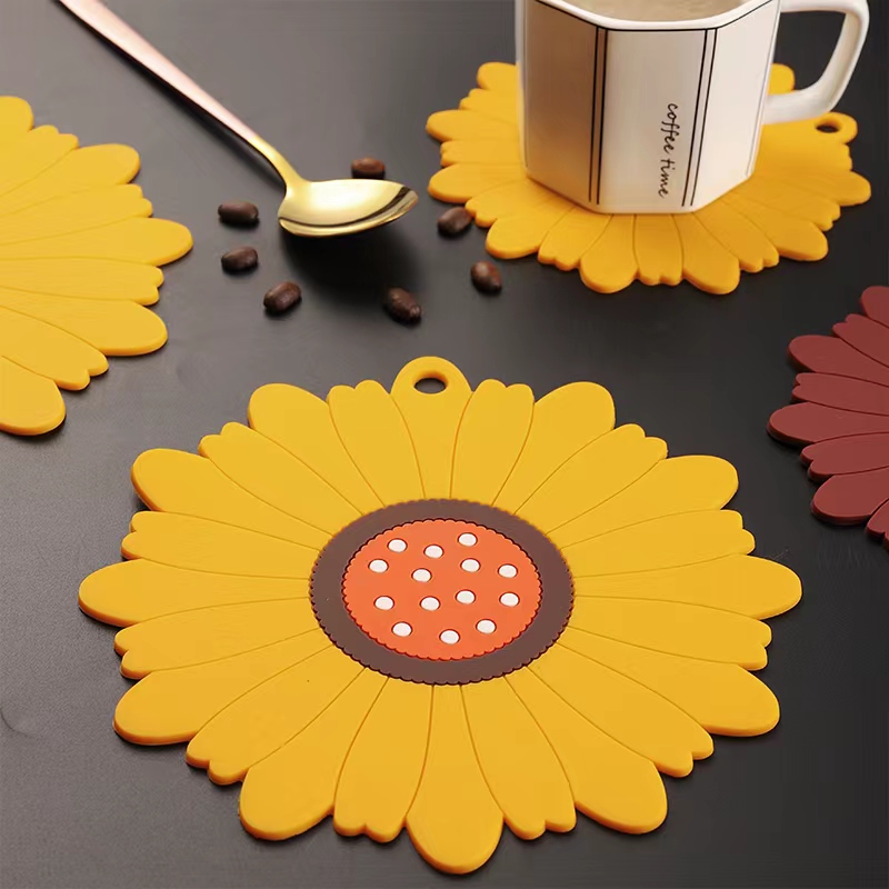 向日葵隔热垫锅垫盘子垫餐桌垫餐垫餐桌隔热垫隔热桌垫防烫碗垫