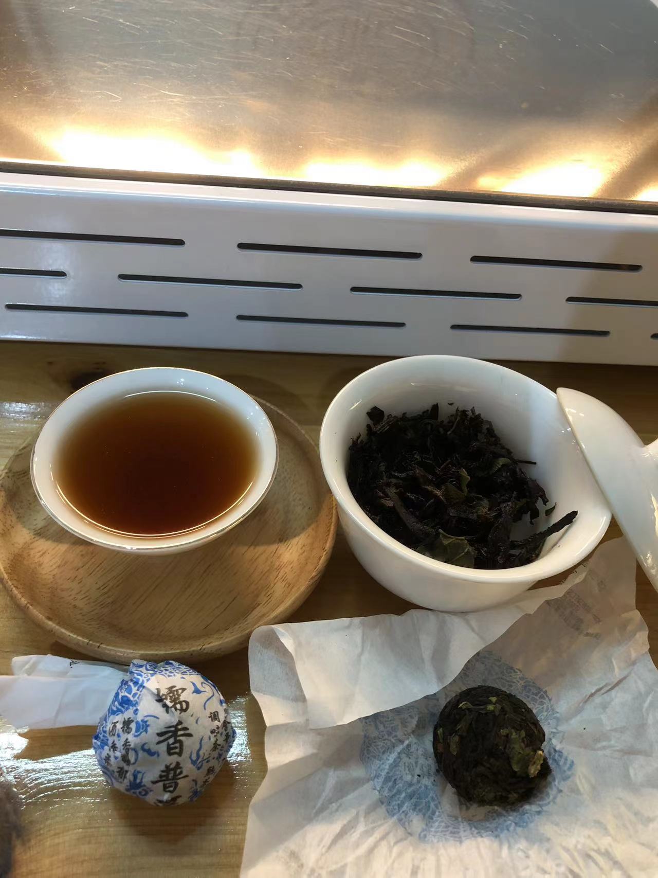 古树普洱熟茶糯米香纯清回甘