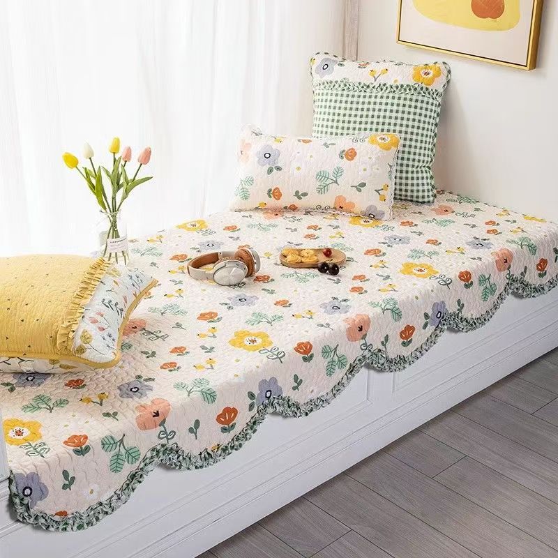 卧室专用飘窗垫窗台垫四季通用2025新款全棉飘窗阳台垫子定制毯