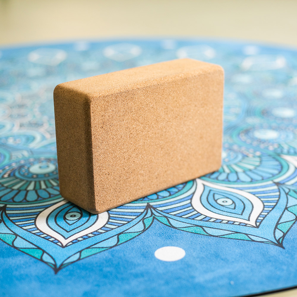 2025年梵音瑜伽饶秋玉校长专享 软木砖 瑜伽砖女 高密度专用