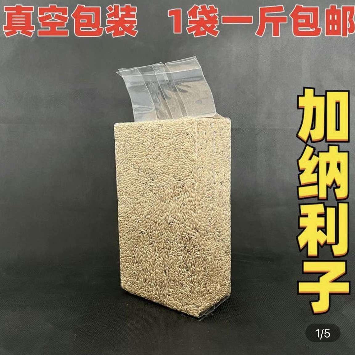 进口加纳利子鹦鹉鸟食油尖粟白尖粟草庐籽虎皮牡丹鸟粮