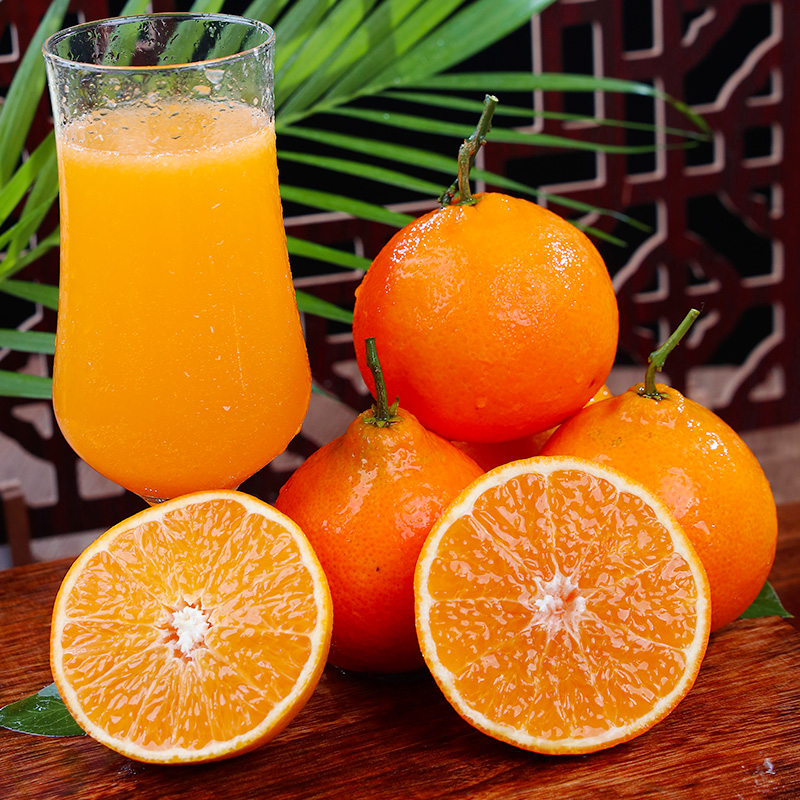 【自然搭档】四川爱媛果冻橙3-4.5斤装当季新鲜水果橙子皮薄多汁zb