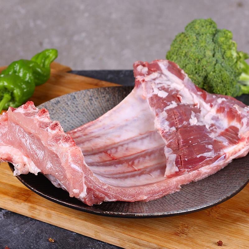 【猪排骨顺丰包邮】日照土笨猪黑猪肉土猪肉新鲜排骨5生鲜散养斤