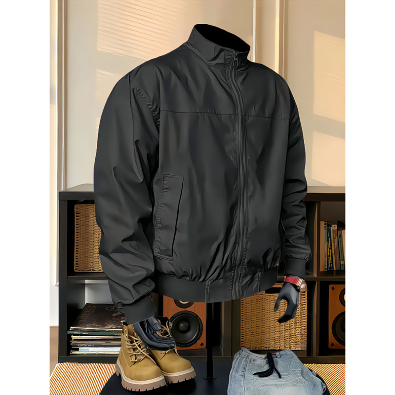 gtal美式工装棉服外套男款冬季加厚oversize教练夹克三防立领棉衣
