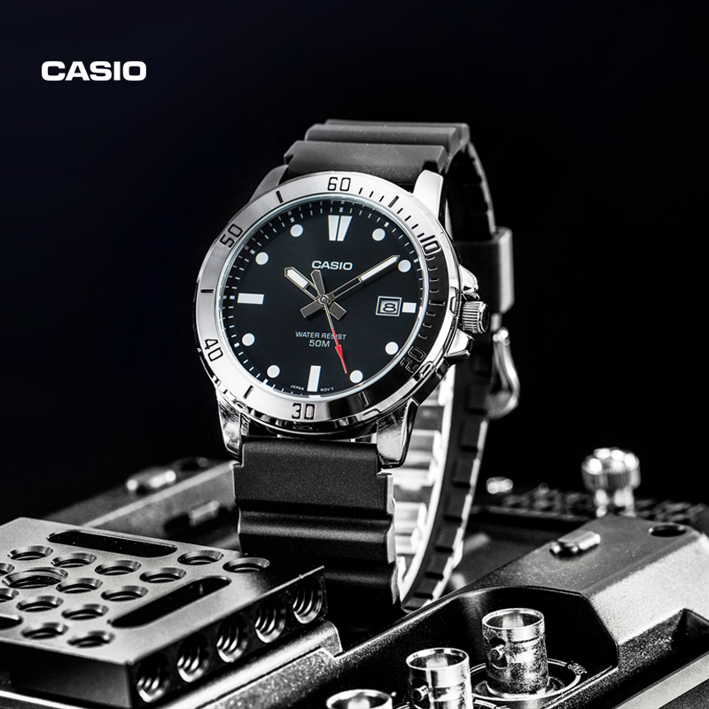 Casio/卡西欧剑鱼水鬼腕表潮流MTP-VD01石英电子非机械商务手表