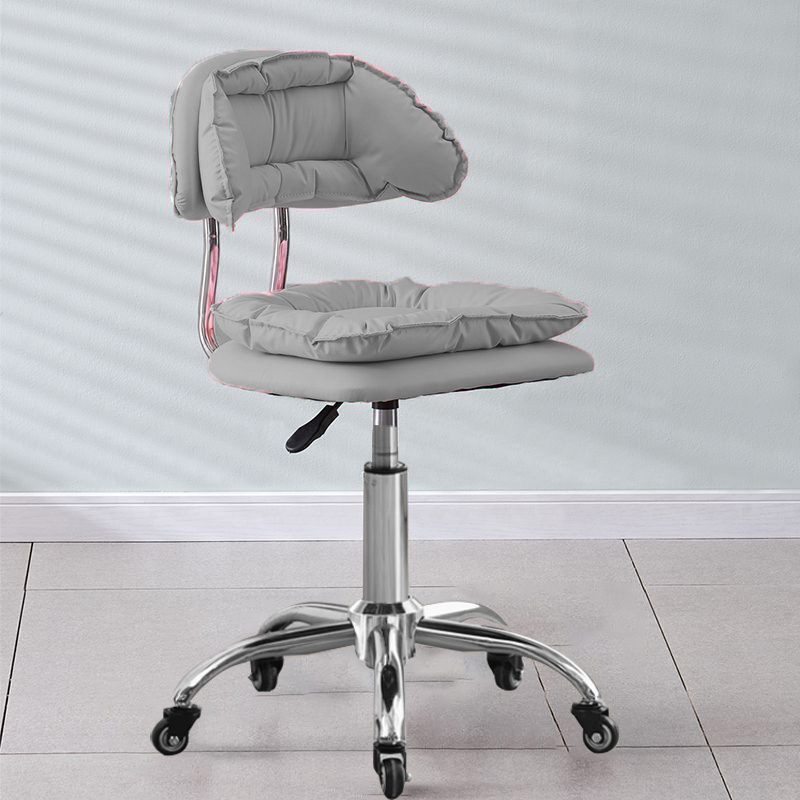 美容院专用靠背椅子美容凳子升降滑轮美发美甲师理发店大工椅家用