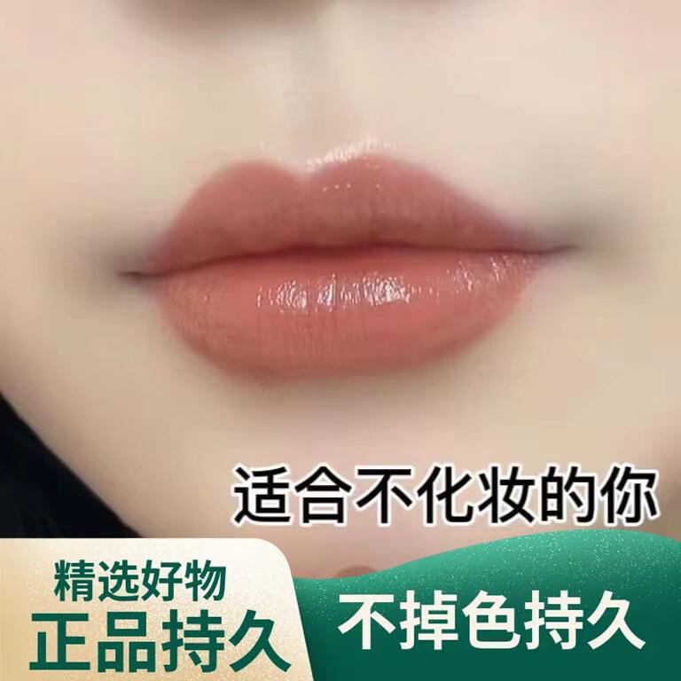 新款不掉色不沾杯口红洗不掉擦不掉自然黄皮素颜显白持久防水哑光