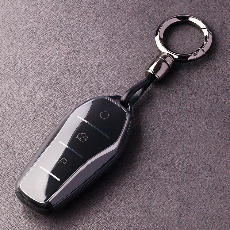 适用用比亚迪秦plusev宋prodmi唐海豹海豚汉ev扣元plus壳女钥匙扣