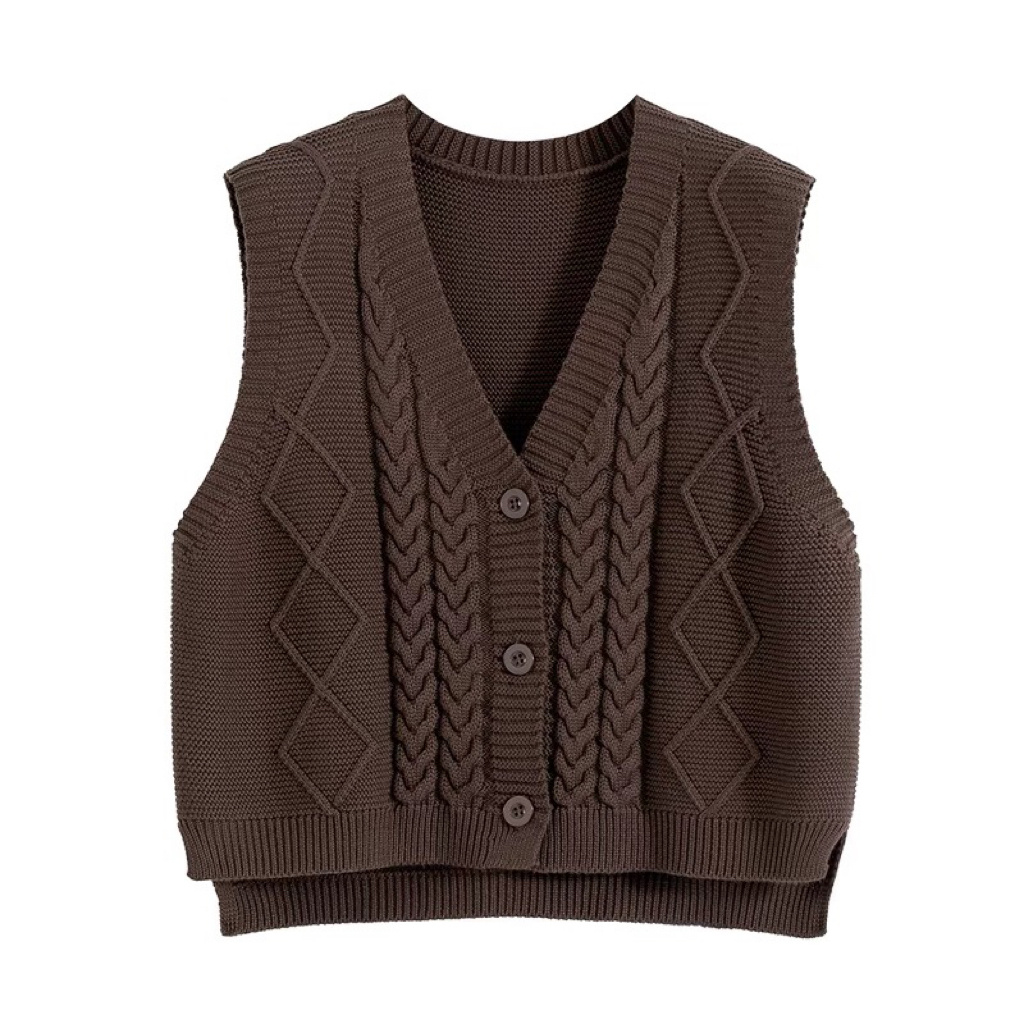 春秋针织马甲女款爆款2025新款万能叠穿外穿出游服装时尚宽松毛衣