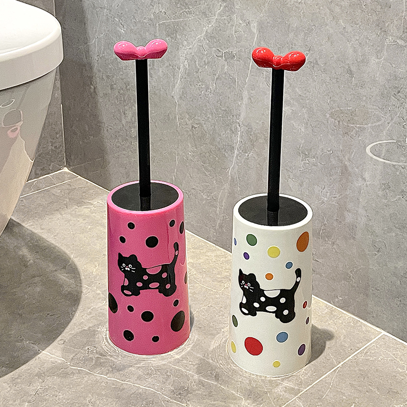 马桶刷家居厕所蹲坑无死角洗厕所刷子卫生间去污长柄刷子清洁套装