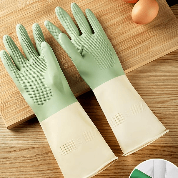 家务防水洗碗手套耐用厨房刷锅洗菜加厚男女家用清洁家用橡胶神器