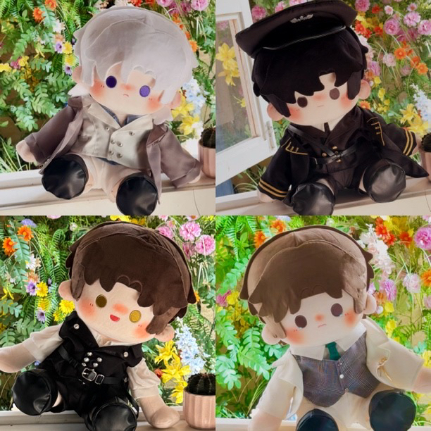 世界之外已获授权40cm棉花娃娃原创同人二次元乙游顾时夜夏萧因