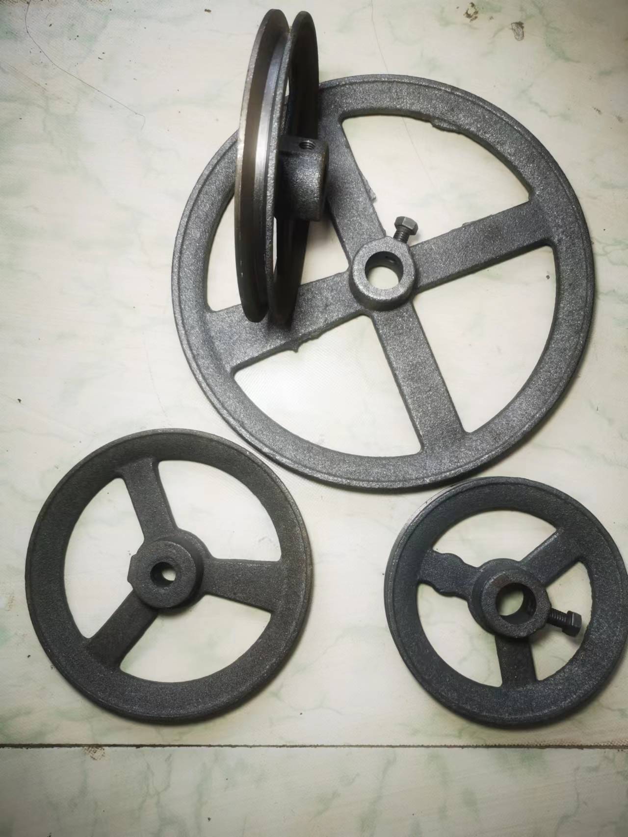 A型三角带轮皮带轮单槽轮160到400mm农机配件机械设备传动轮