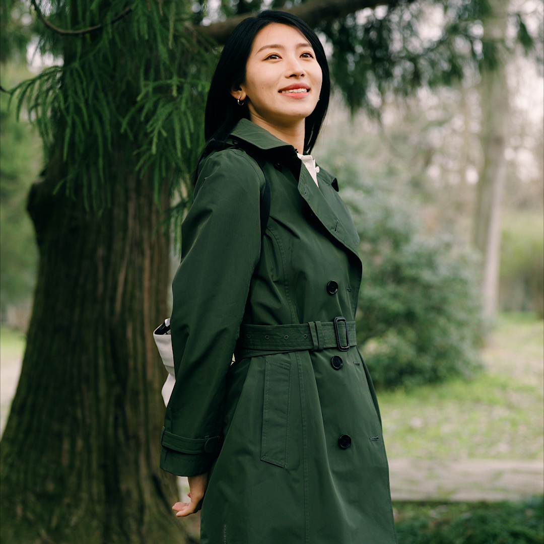 【法式风衣】AIGLE艾高GTX防风防雨透汽户外休闲流光风风衣AF29