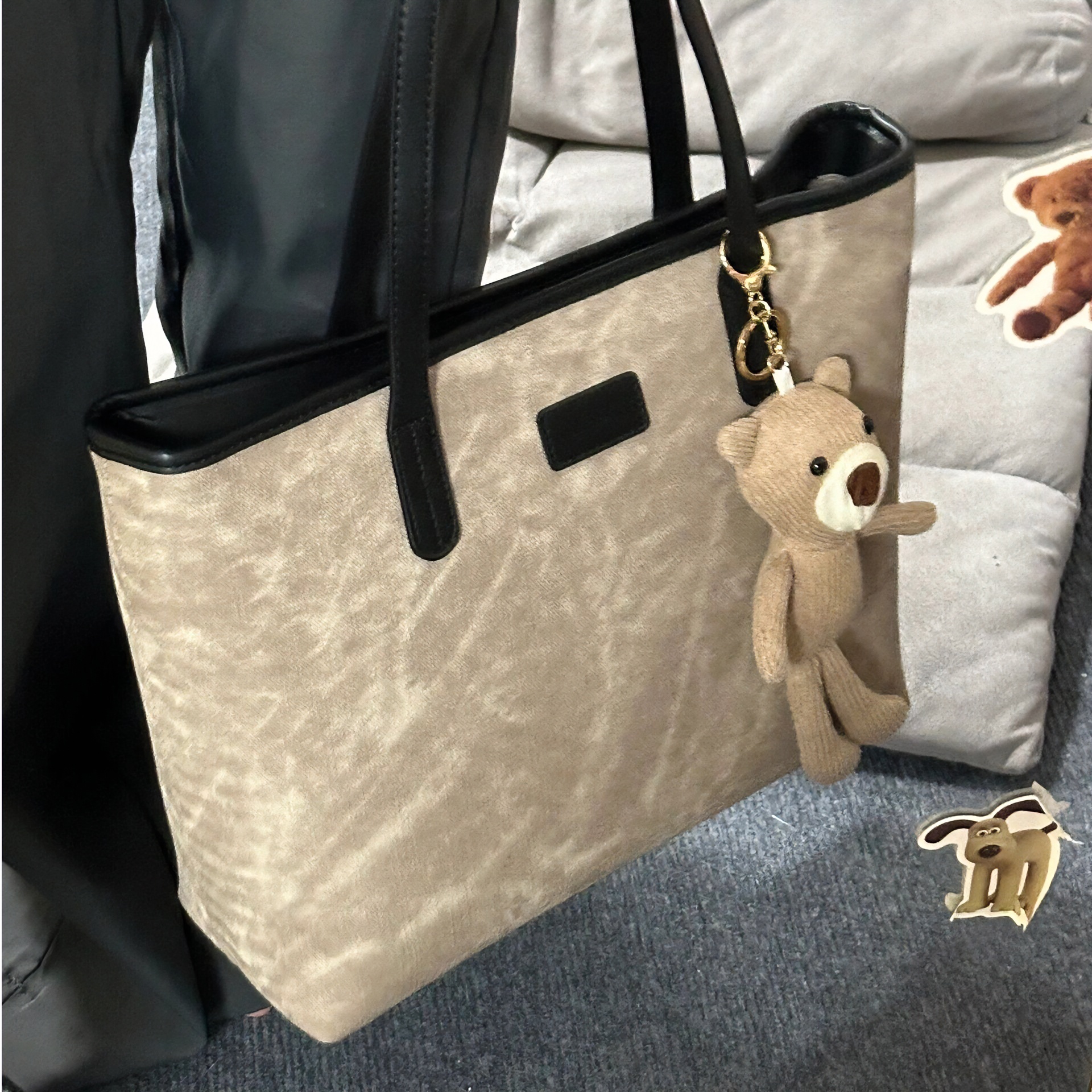 高级感大包包2025新款女包秋冬季休闲单肩包大容量通勤百搭托特包