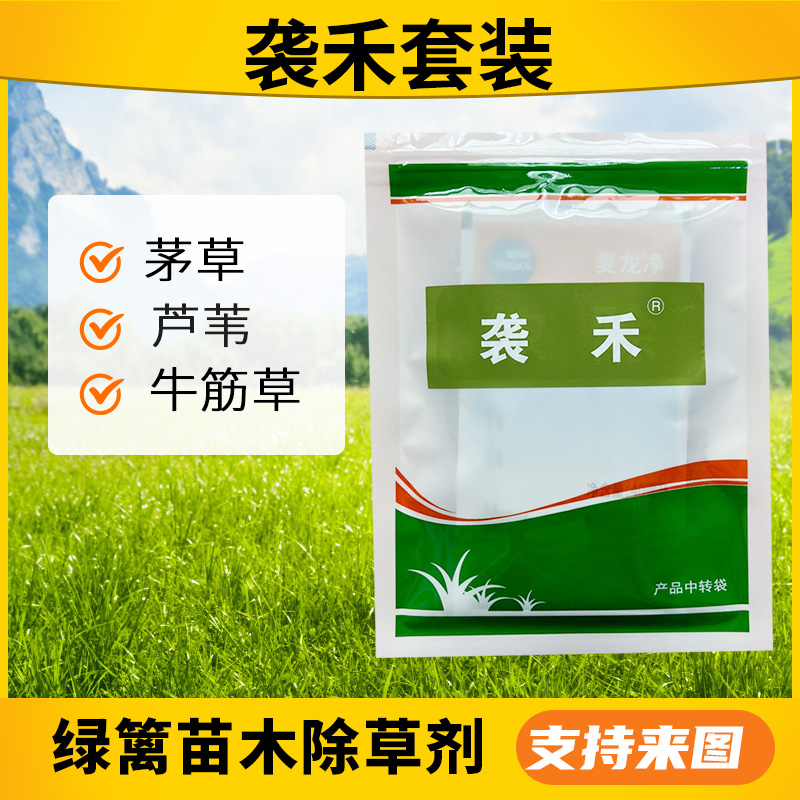 袭禾除草剂绿篱苗圃白三叶苜蓿阔叶草坪防除茅草芦苇牛筋草铺地黍