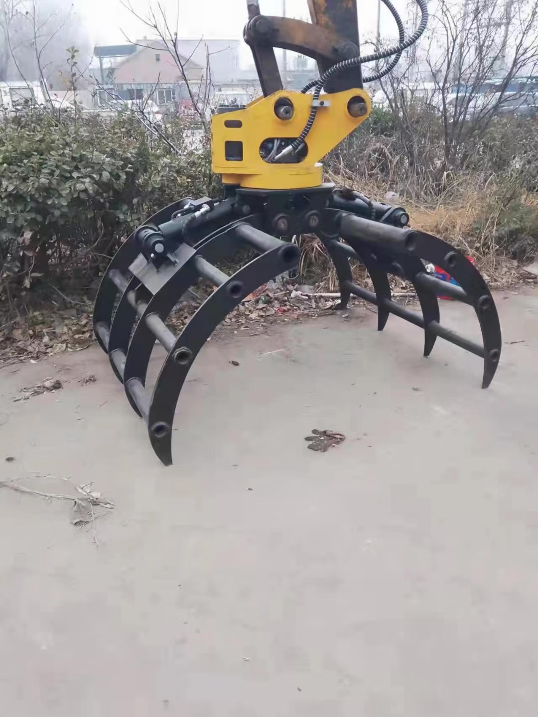 挖掘机专业包棉花夹子 可旋转草夹子抓木器